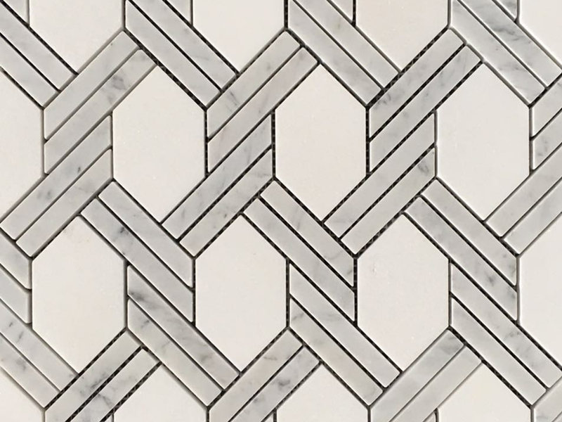 https://www.wanpomosaic.com/bianco-carrara-basketweave-twist-shape-white-mosaic-backsplash-kitchen-product/