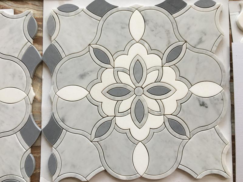 https://www.wanpomosaic.com/grey-marble-mosaic-tile-arabesque-mosaic-backsplash-wall-tile-product/