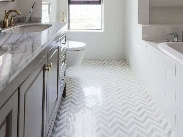 https://www.wanpomosaic.com/hot-sale-white-mosaic-herringbone-chevron-marble-tile-backsplash-product/