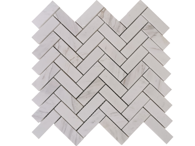 https://www.wanpomosaic.com/wholesale-herringbone-marble-tiles-kitchen-white-stone-mosaics-product/