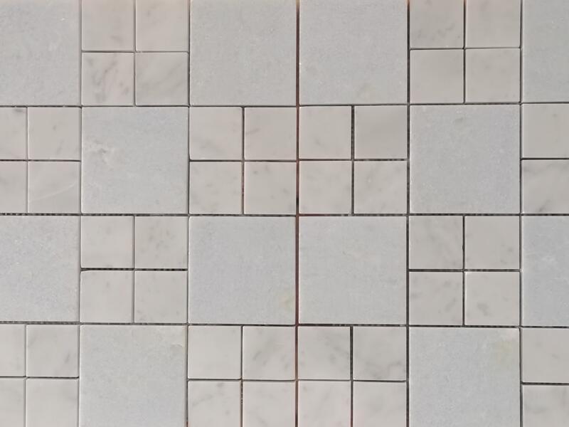 Blue And White Mosaic Wall Tiles Square Marble Mosaic Tile Factory Supply (2)