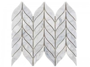 https://www.wanpomosaic.com/natural-waterjet-marble-mosaic-tile-leaf-pattern-backsplash-tiles-product/