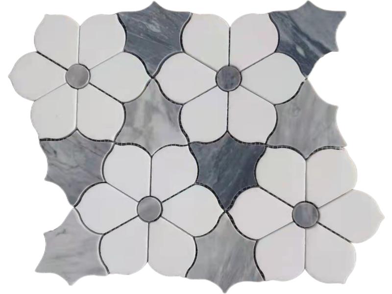 https://www.wanpomosaic.com/thassos-white-and-bardiglio-carrara-waterjet-marble-mosaic-tile-product/