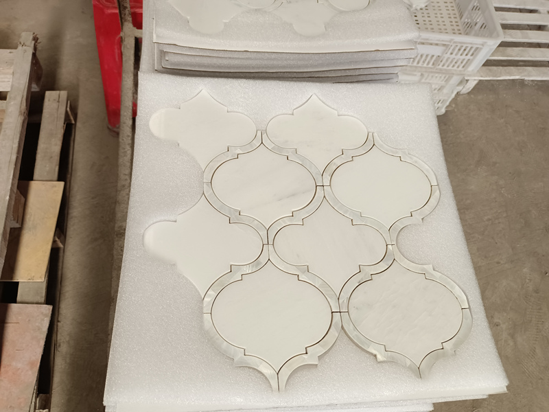 WPM026 Elegant White Aphrodite Mother Of Pearl Waterjet Marble Mosaic Supply