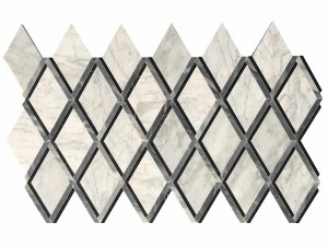 https://www.wanpomosaic.com/natural-stone-3d-rhombus-marble-tile-in-white-and-gray-color-product/